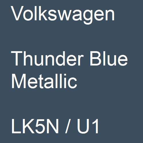 Volkswagen, Thunder Blue Metallic, LK5N / U1.